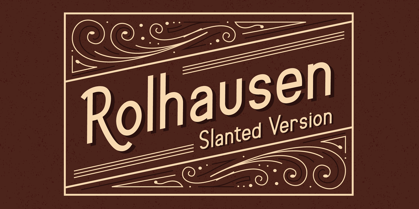 Example font Rolhausen #10